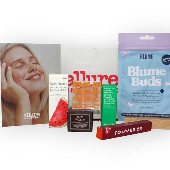 Allure Beauty Box August 2025 GLOW Tower28 FRESH Innisfree BFC Blume FreeShip - Picture 7 of 10